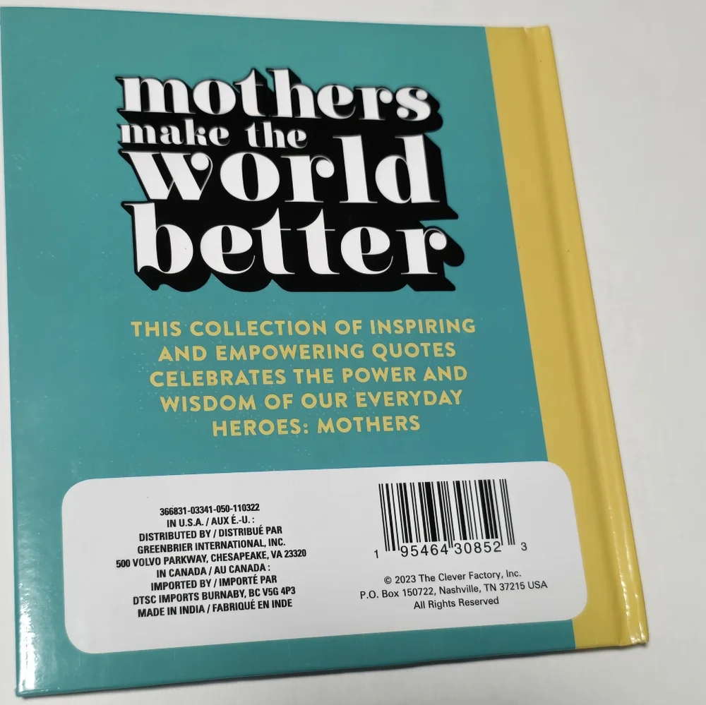 Mothers Make The World Better - Inspirational Book For New Moms - Picture 2 of 15